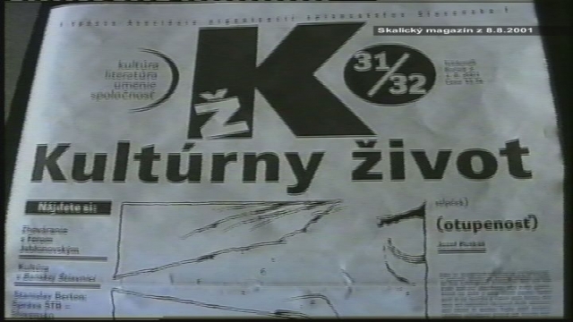 Skalický magazín z 8.8.2001